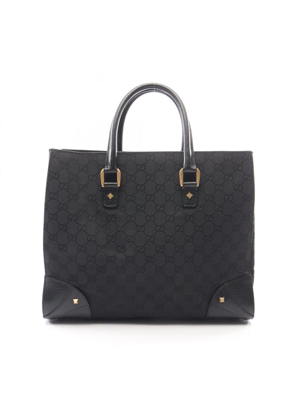 Gucci Gg Canvas Tote Handbag Leather #274771G47B